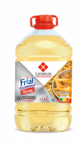 Huile pour friture Frial Excellence en bidon 5 L LESIEUR PROFESSIONNEL -  Grossiste Huile spéciale friture - EpiSaveurs